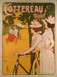 Plakat für Cottereau und Dijon Fahrräder